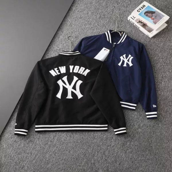 엠엘비 뉴욕 양키스 NY 로고 바시티 집업 재킷