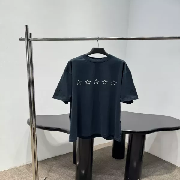 발렌시아가 탑레이팅 아트워크 프린트 오버핏 티셔츠