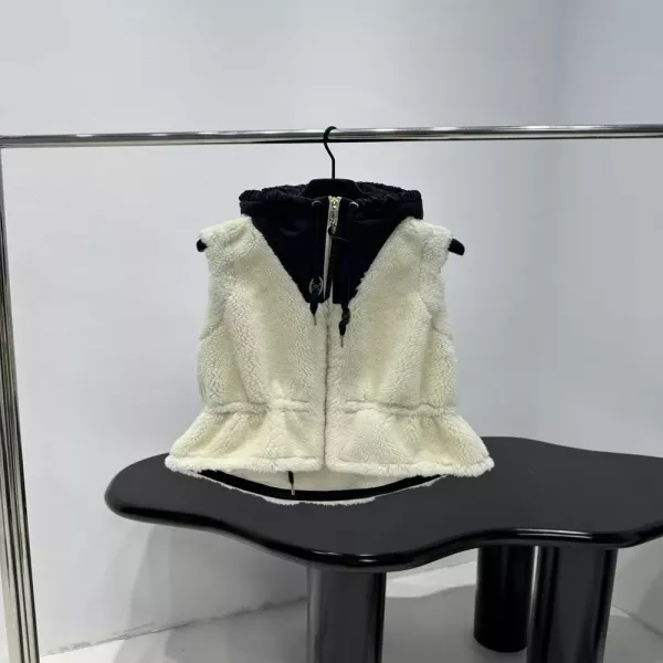 루이비통 모노그램 테디 플리스 후드 집업 조끼