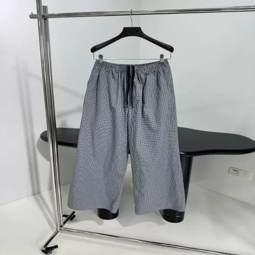 발렌시아가 로렐 클래식 체크 밴딩 와이드 팬츠