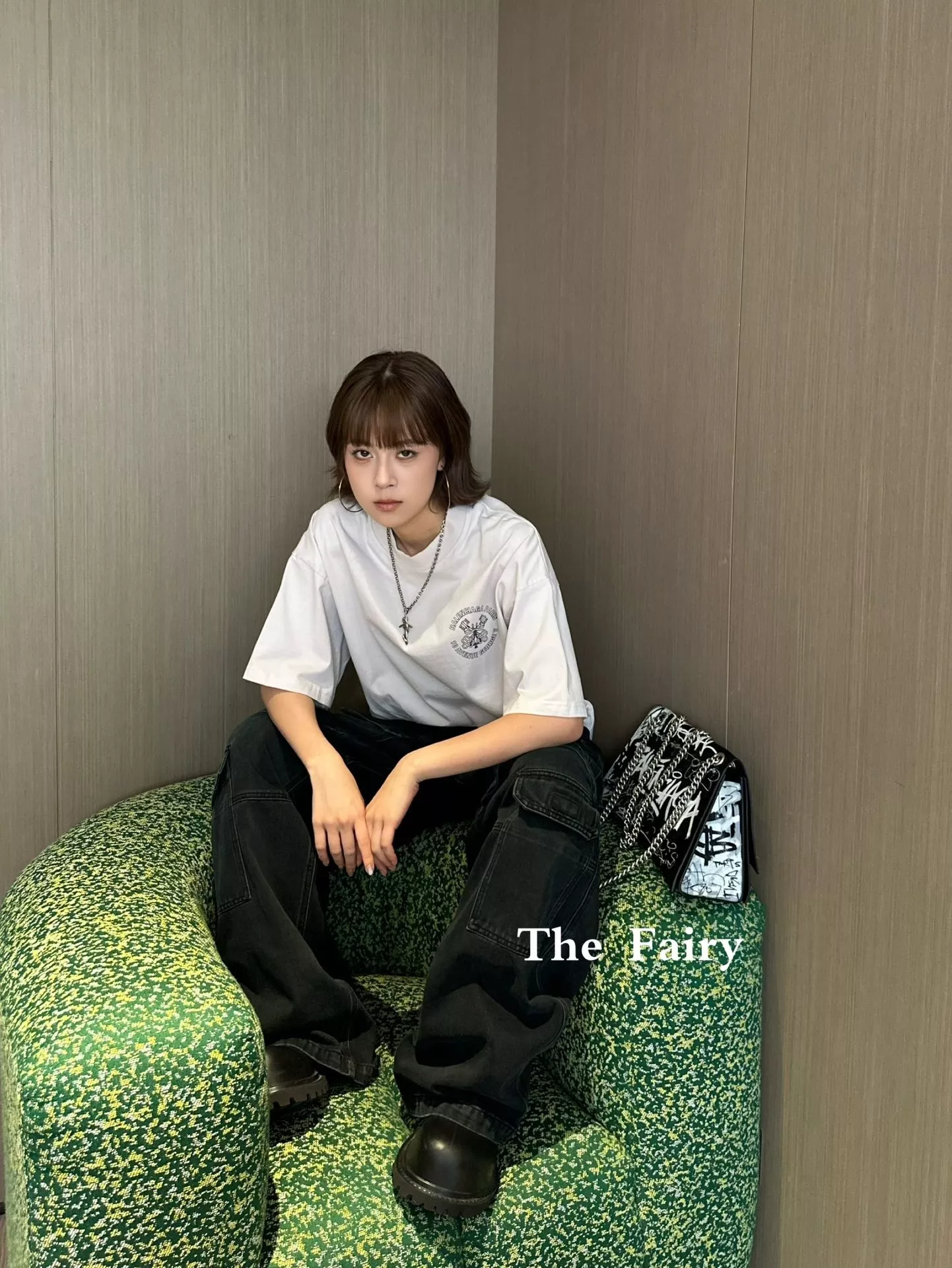 발렌시아가 카고 워싱 데님 블랙 공장 스타일 팬츠 상세 이미지 14