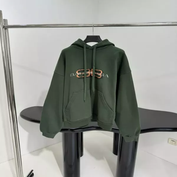 발렌시아가 BB 아이콘 스텐실 오버핏 후드