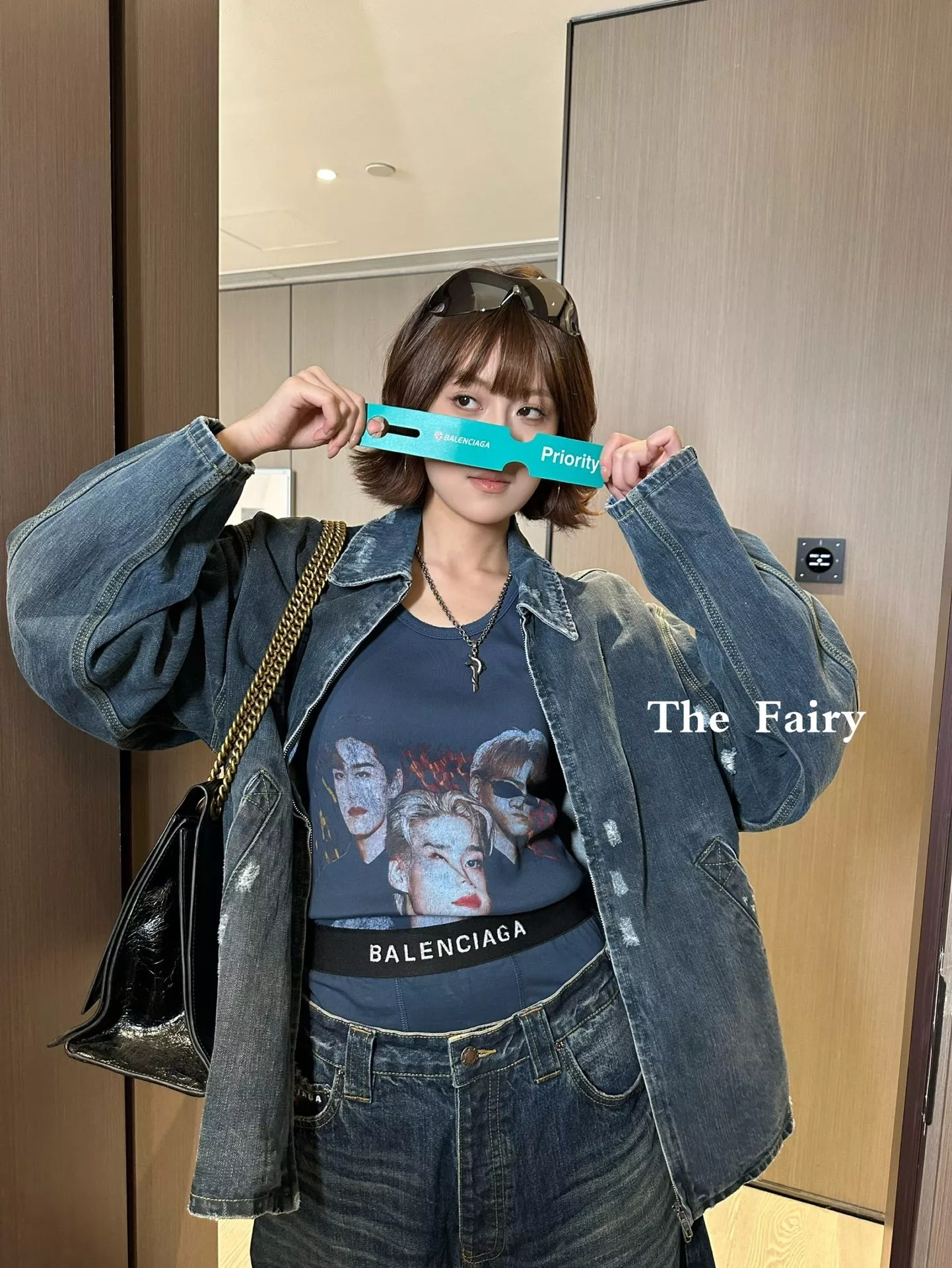 발렌시아가 BAGGY 코튼 지퍼 데님 재킷 상세 이미지 10