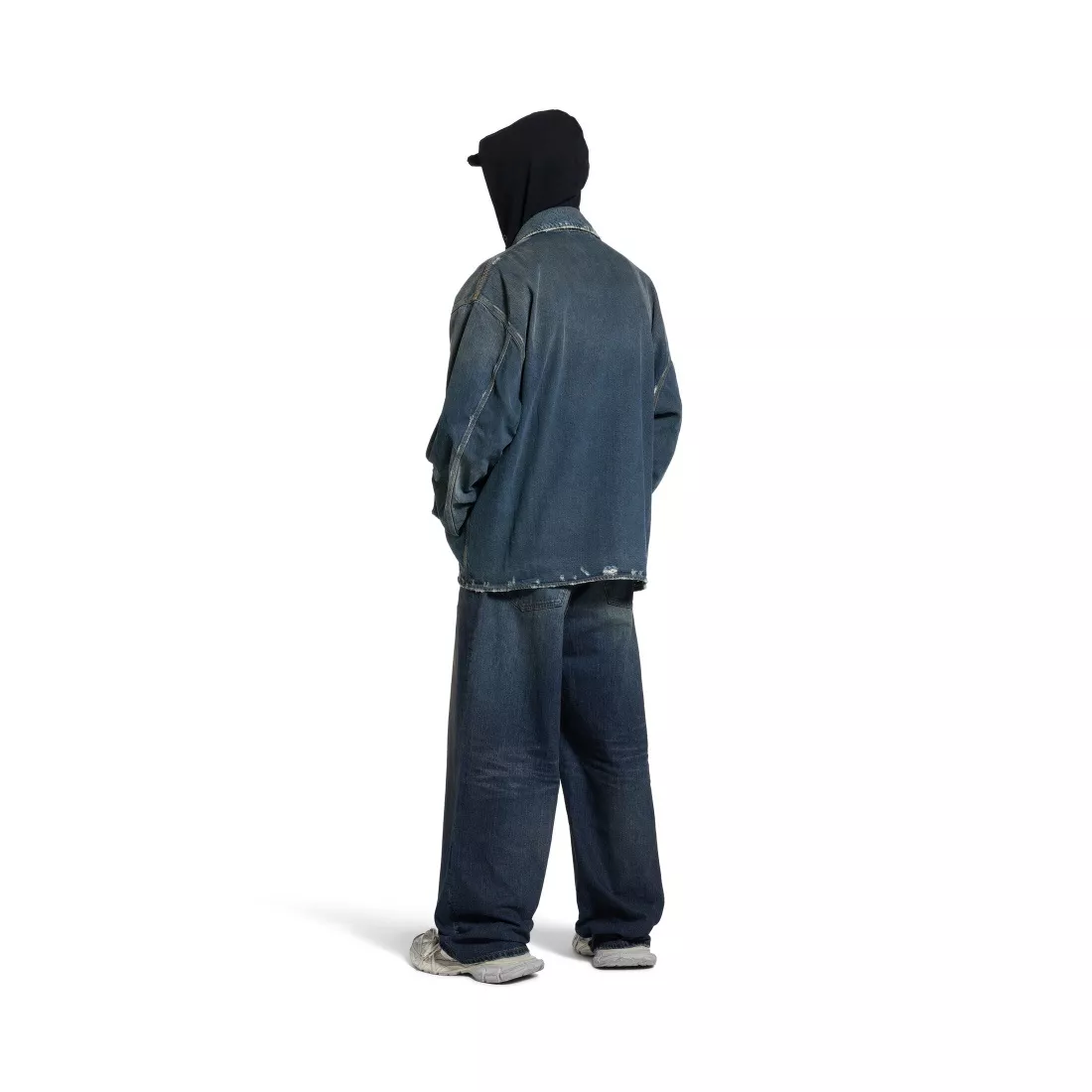 발렌시아가 BAGGY 코튼 지퍼 데님 재킷 상세 이미지 31