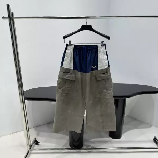 발렌시아가 바스켓볼 시리즈 배기 믹스매치 카고 팬츠