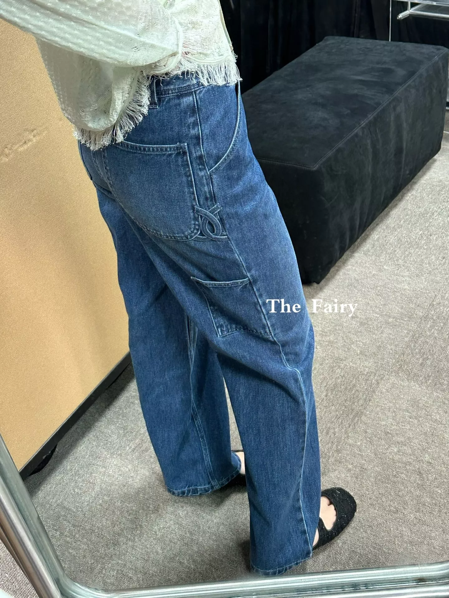 샤넬 더블C 자수 멀티포켓 스트레이트 데님 팬츠 상세 이미지 13