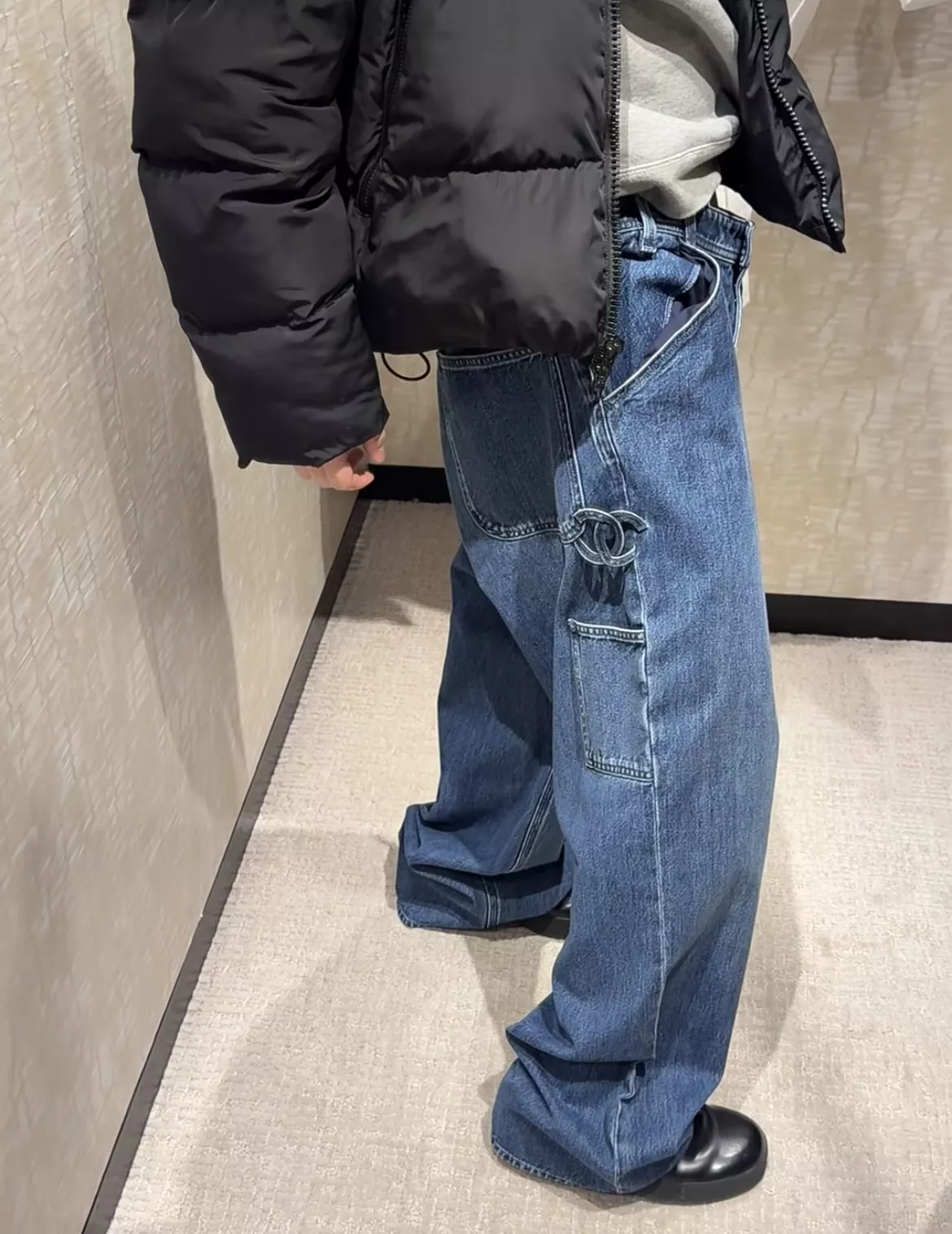 샤넬 더블C 자수 멀티포켓 스트레이트 데님 팬츠 상세 이미지 26