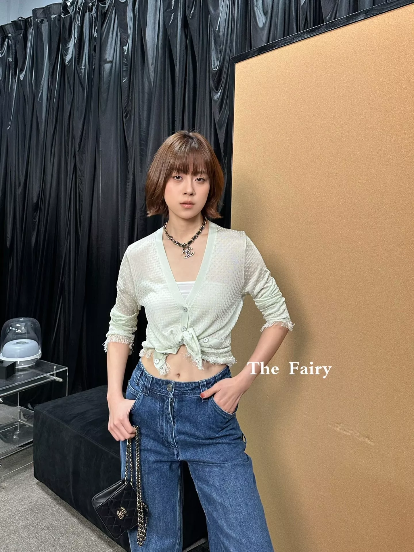 샤넬 더블C 자수 멀티포켓 스트레이트 데님 팬츠 상세 이미지 11