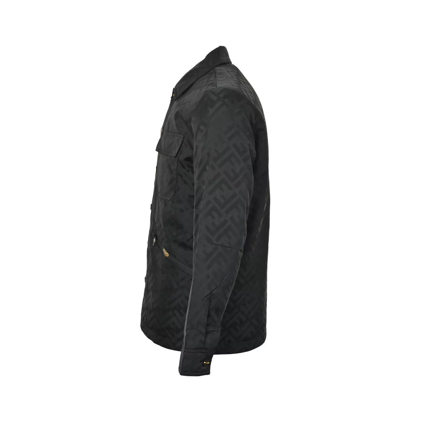 펜디 더블F 올오버 패턴 카라 경량 다운 재킷 상세 이미지 2