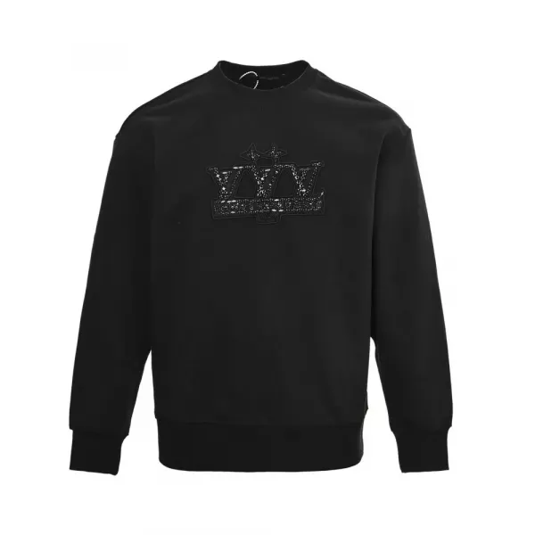 루이비통 25FW 크리스탈 로고 라운드넥 스웻셔츠