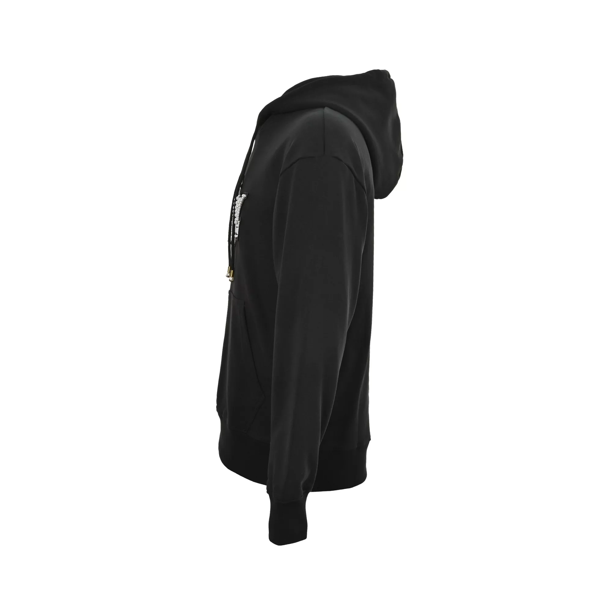 루이비통 진주 레터 로고 자수 후드 상세 이미지 2