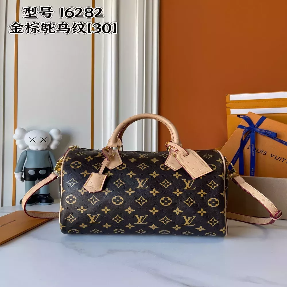 루이비통 스피디 반둘리에 30 모노그램 가죽 핸드백