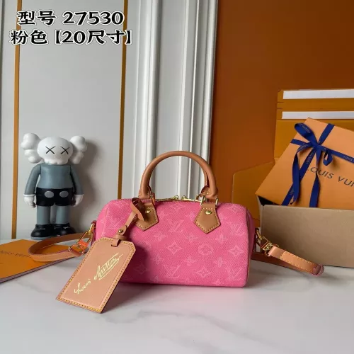 루이비통 알마 BB 트래블스 위드 그레이스 코딩턴 미오그램 캔버스 탑핸들백