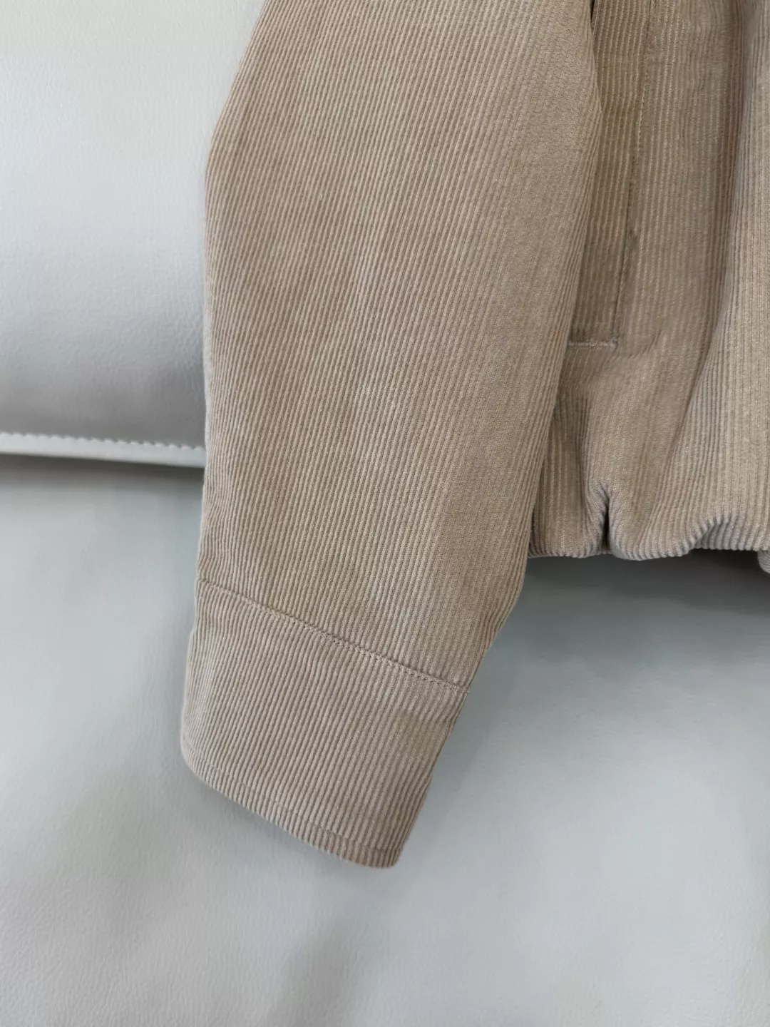 노브랜드 코듀로이 카라 지퍼 재킷 상세 이미지 6