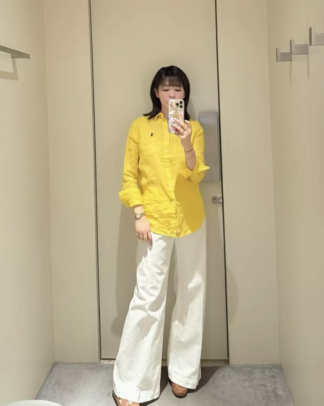랄프로렌 린넨 포니 로고 긴소매 셔츠 상세 이미지 11