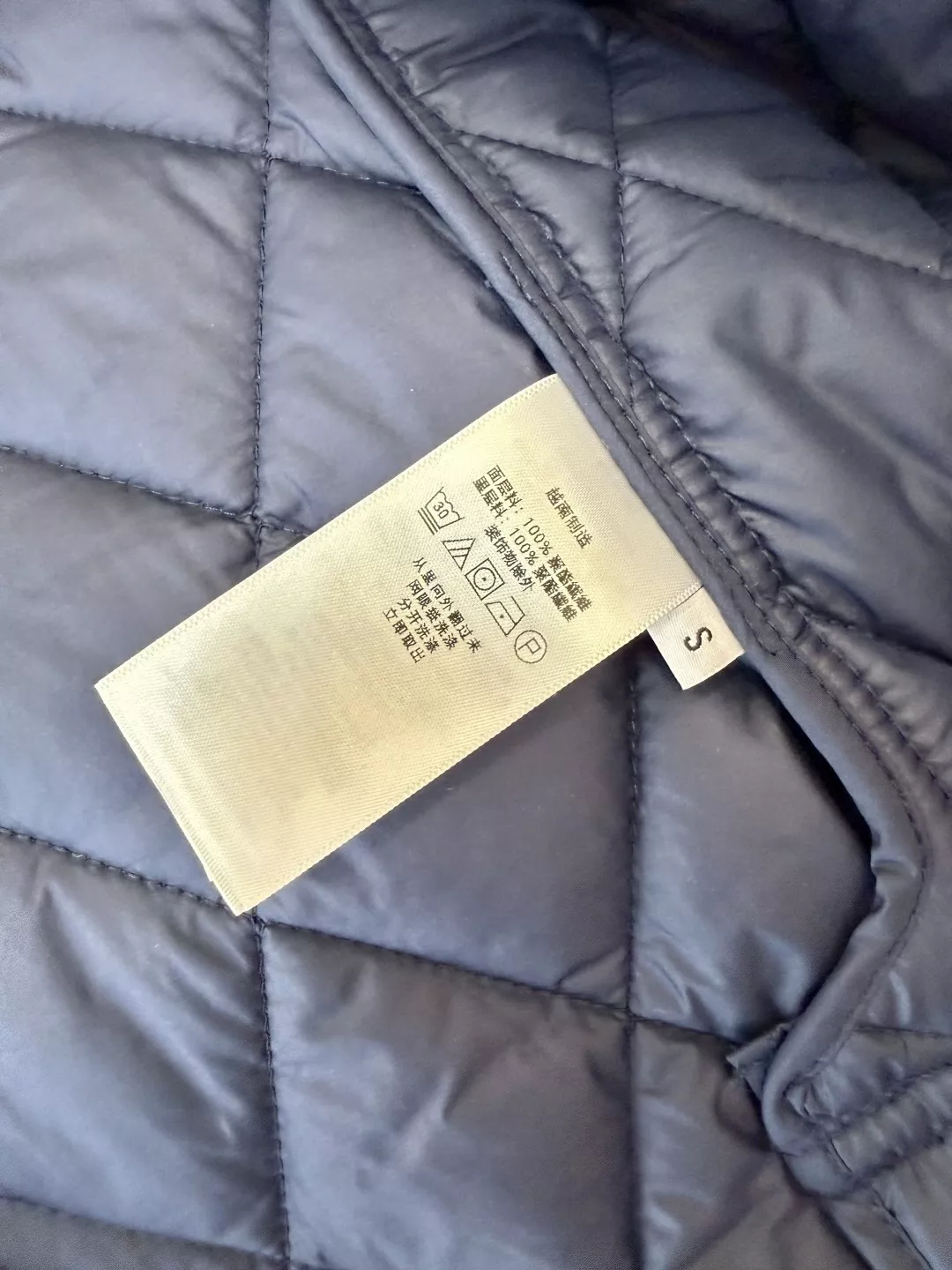 폴로 다이아 퀼팅 코듀로이 카라 롱 패딩 상세 이미지 22