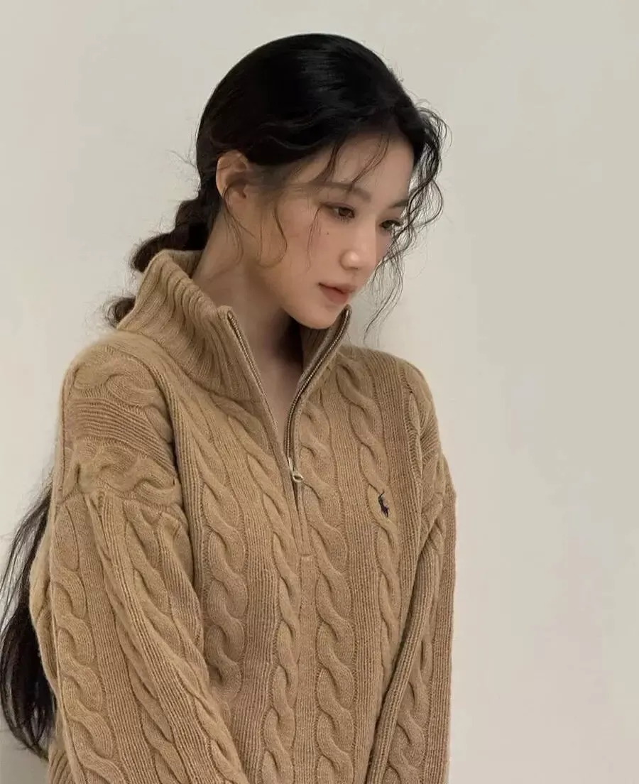 랄프로렌 케이블 니트 하프집업 스웨터 상세 이미지 36