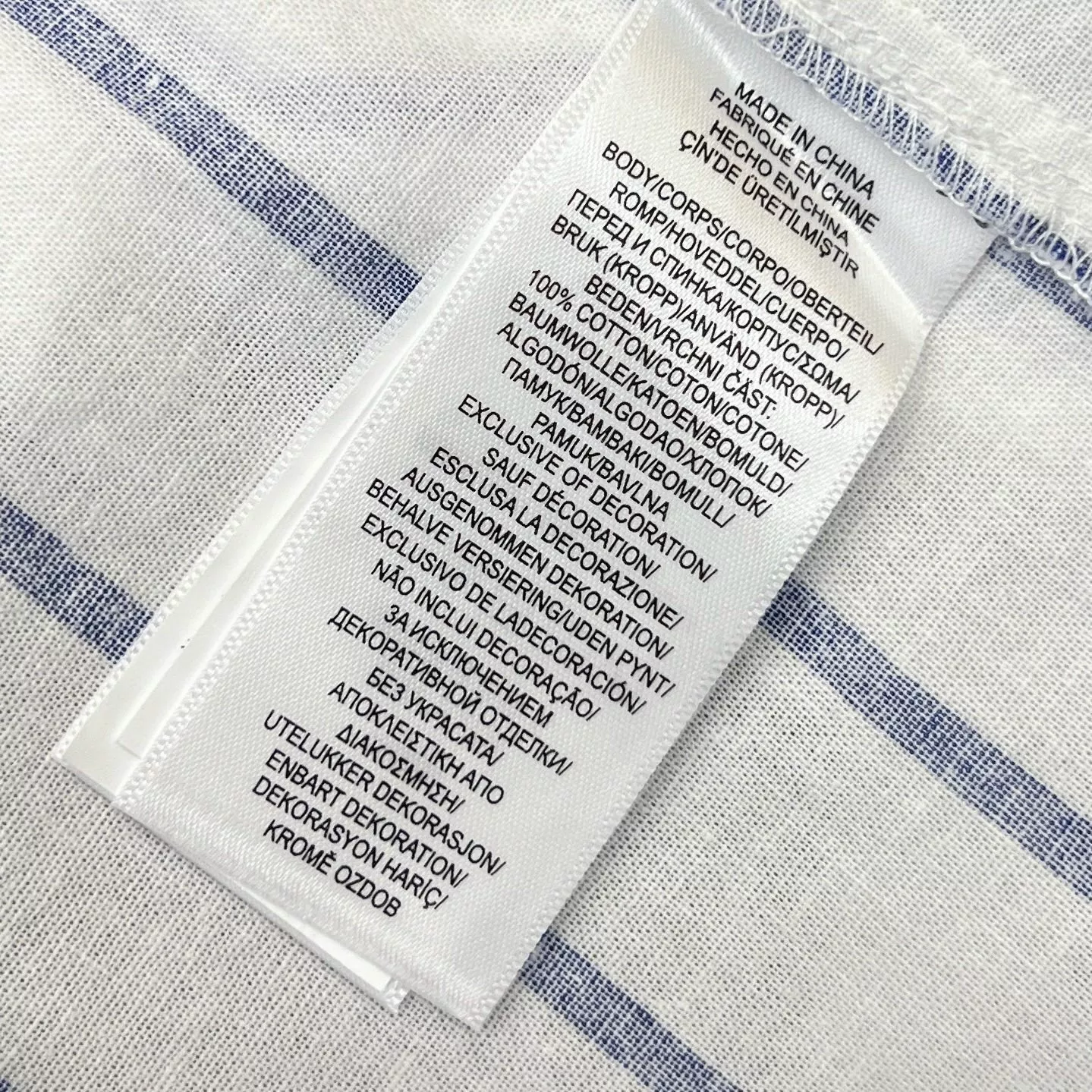 랄프로렌 포니 자수 린넨 블루 스트라이프 셔츠 상세 이미지 24