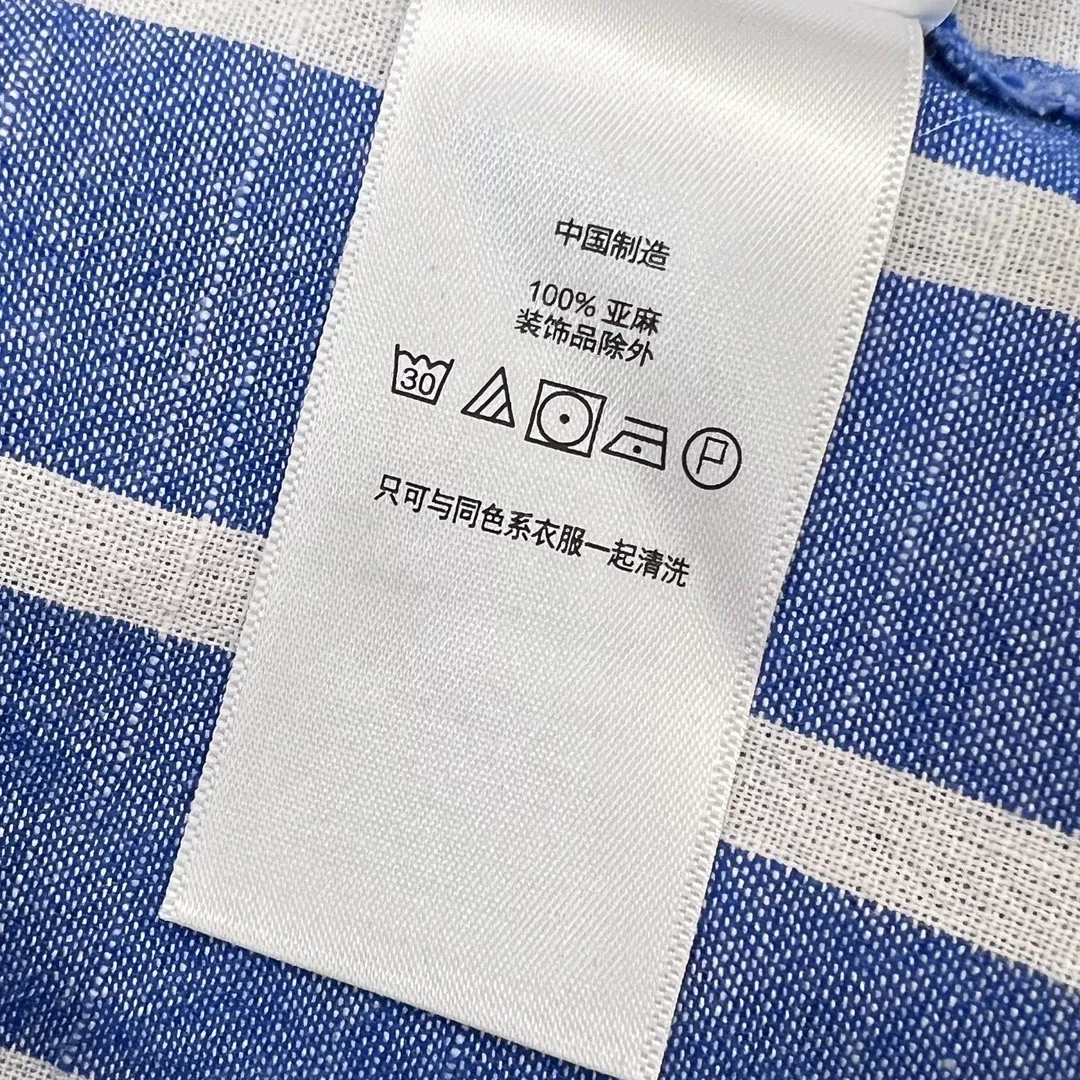 랄프로렌 블루 화이트 스트라이프 린넨 혼방 포니 자수 셔츠 상세 이미지 18