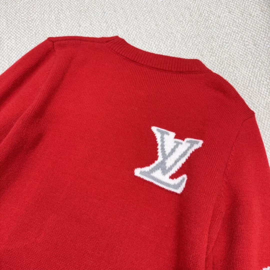 루이비통 LV 로고 모노그램 플라워 라운드 니트 풀오버 상세 이미지 18