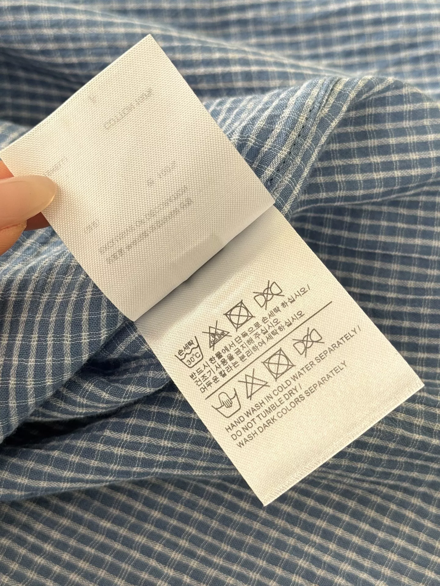 로우클래식 체크 코튼 루즈핏 셔츠 상세 이미지 27