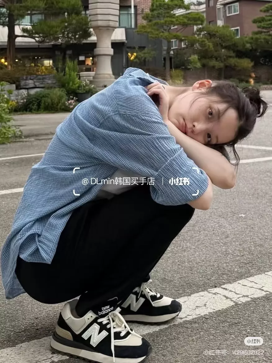 로우클래식 체크 코튼 루즈핏 셔츠 상세 이미지 38