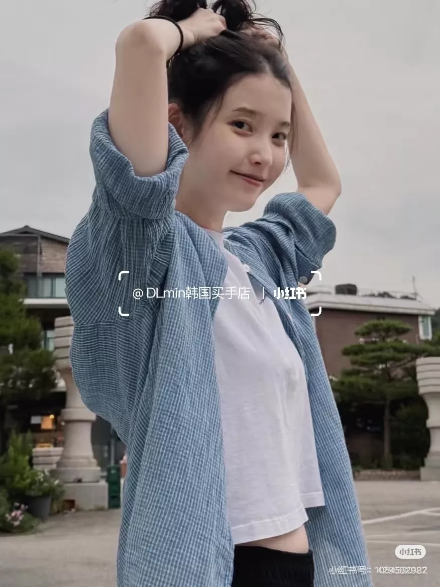 로우클래식 체크 코튼 루즈핏 셔츠 상세 이미지 37