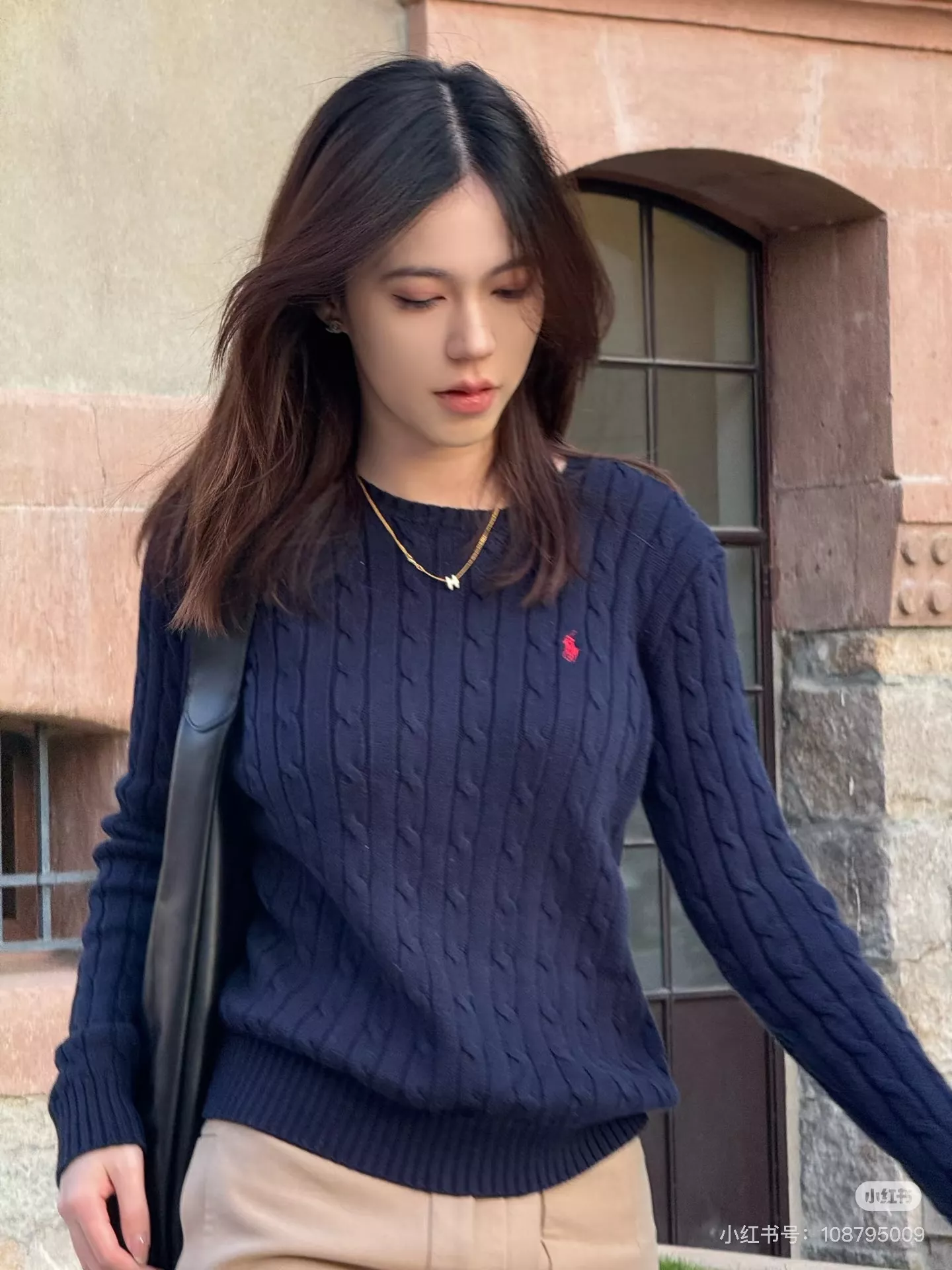 랄프로렌 케이블 니트 스웨터 포니 자수 상세 이미지 38