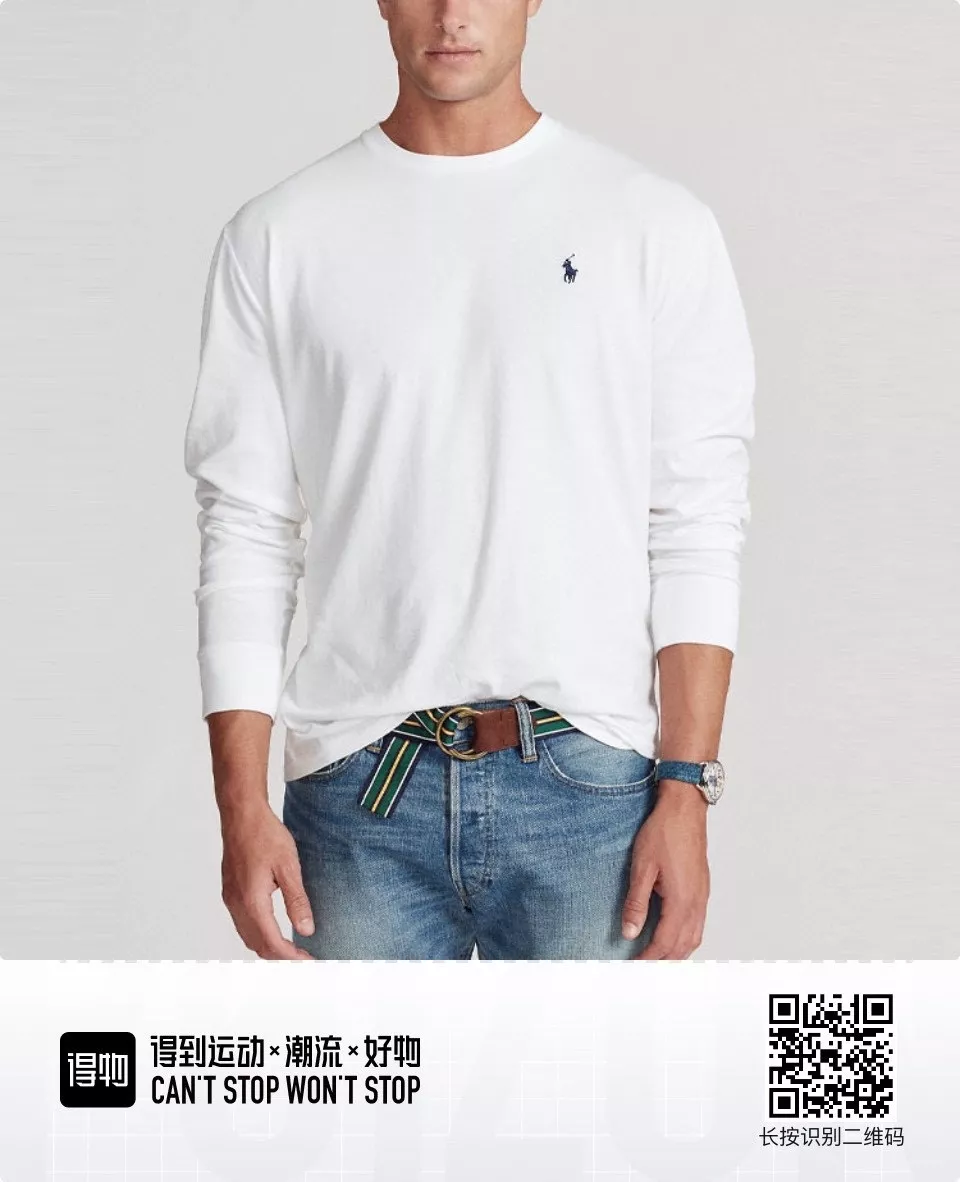 랄프로렌 SS24 자수 로고 코튼 롱슬리브 크루넥 티셔츠 상세 이미지 19