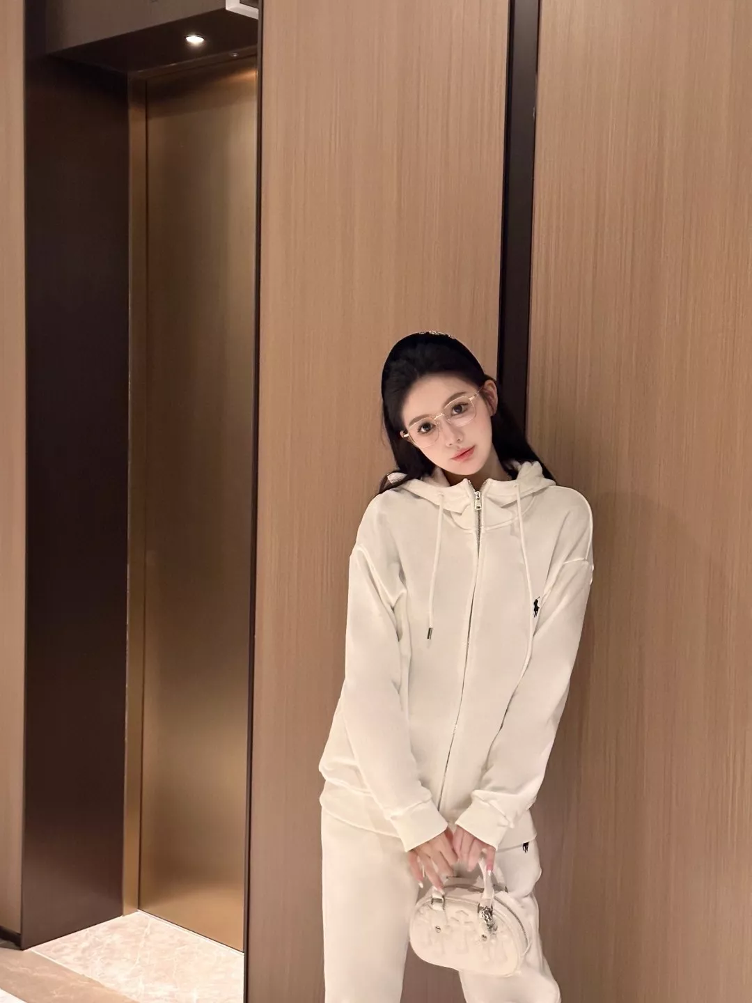 랄프로렌 폴로 자수 로고 블랙라벨 기모 후드 집업 상세 이미지 16