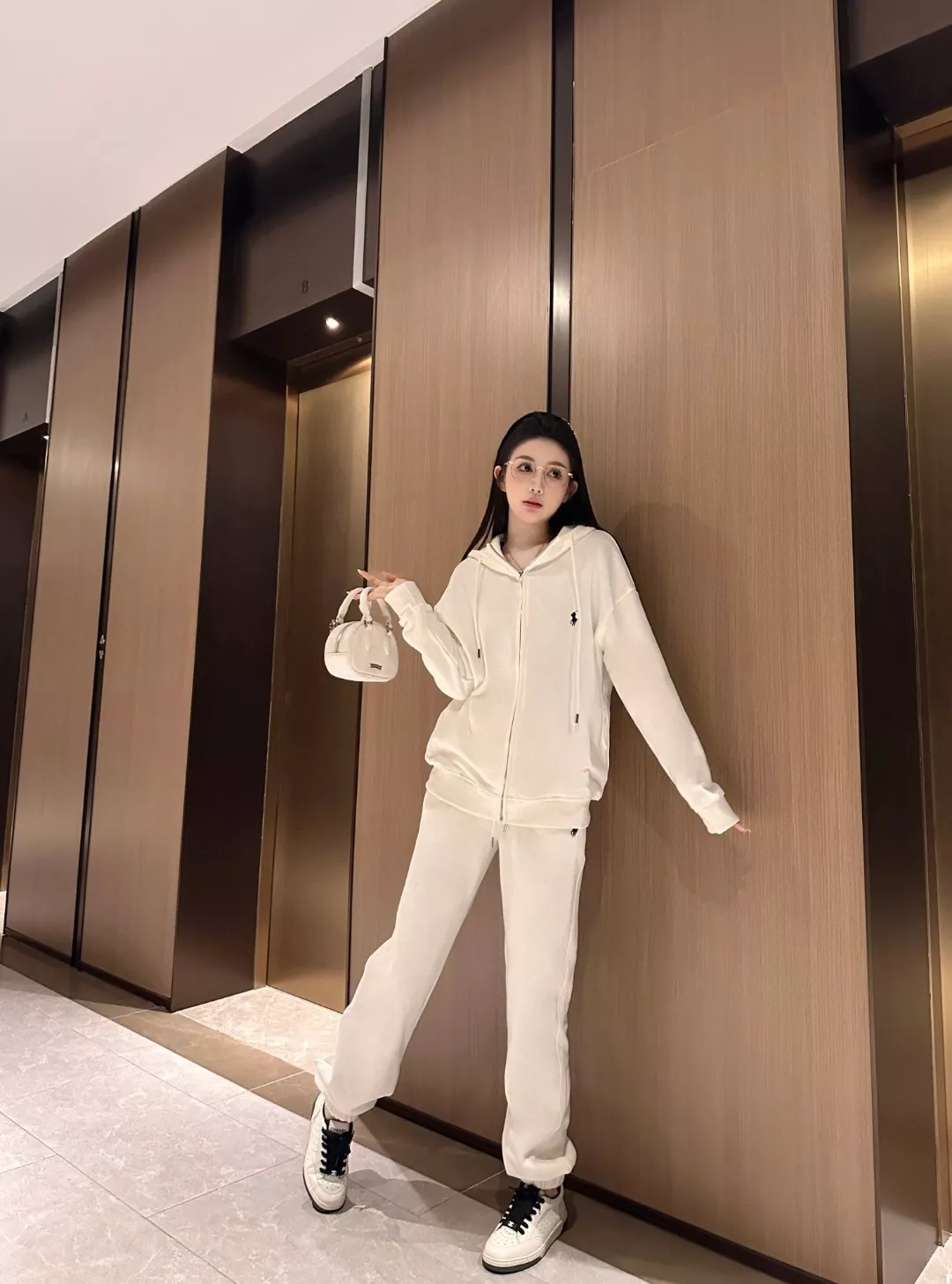 랄프로렌 폴로 자수 로고 블랙라벨 기모 후드 집업 상세 이미지 15