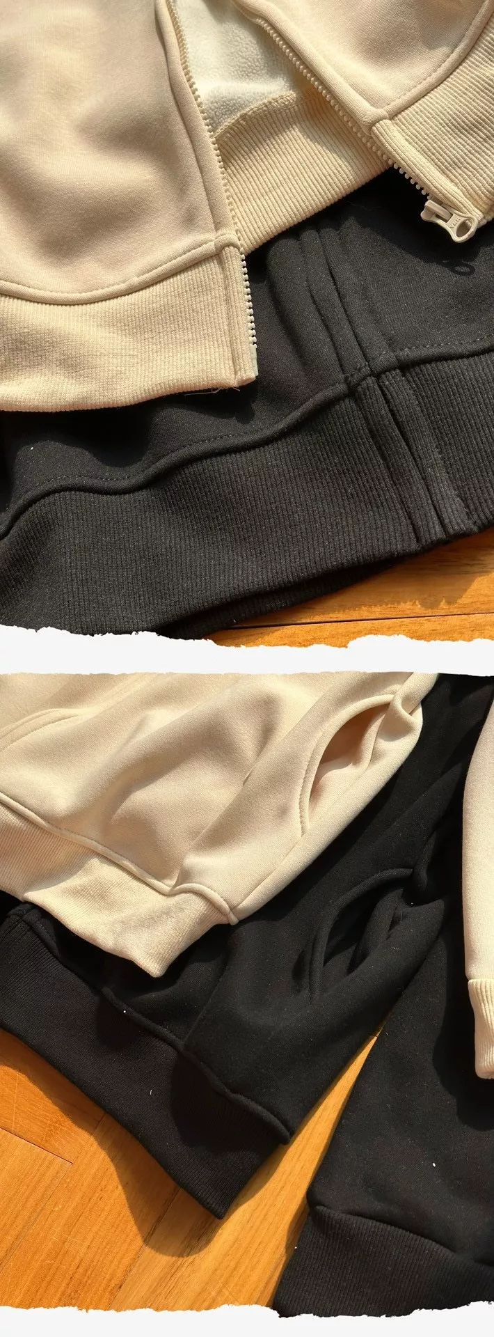 랄프로렌 폴로 자수 로고 블랙라벨 기모 후드 집업 상세 이미지 7