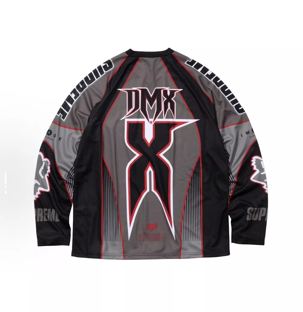 슈프림 폭스레이싱 콜라보 DMX 저지 로고 롱슬리브 상세 이미지 34