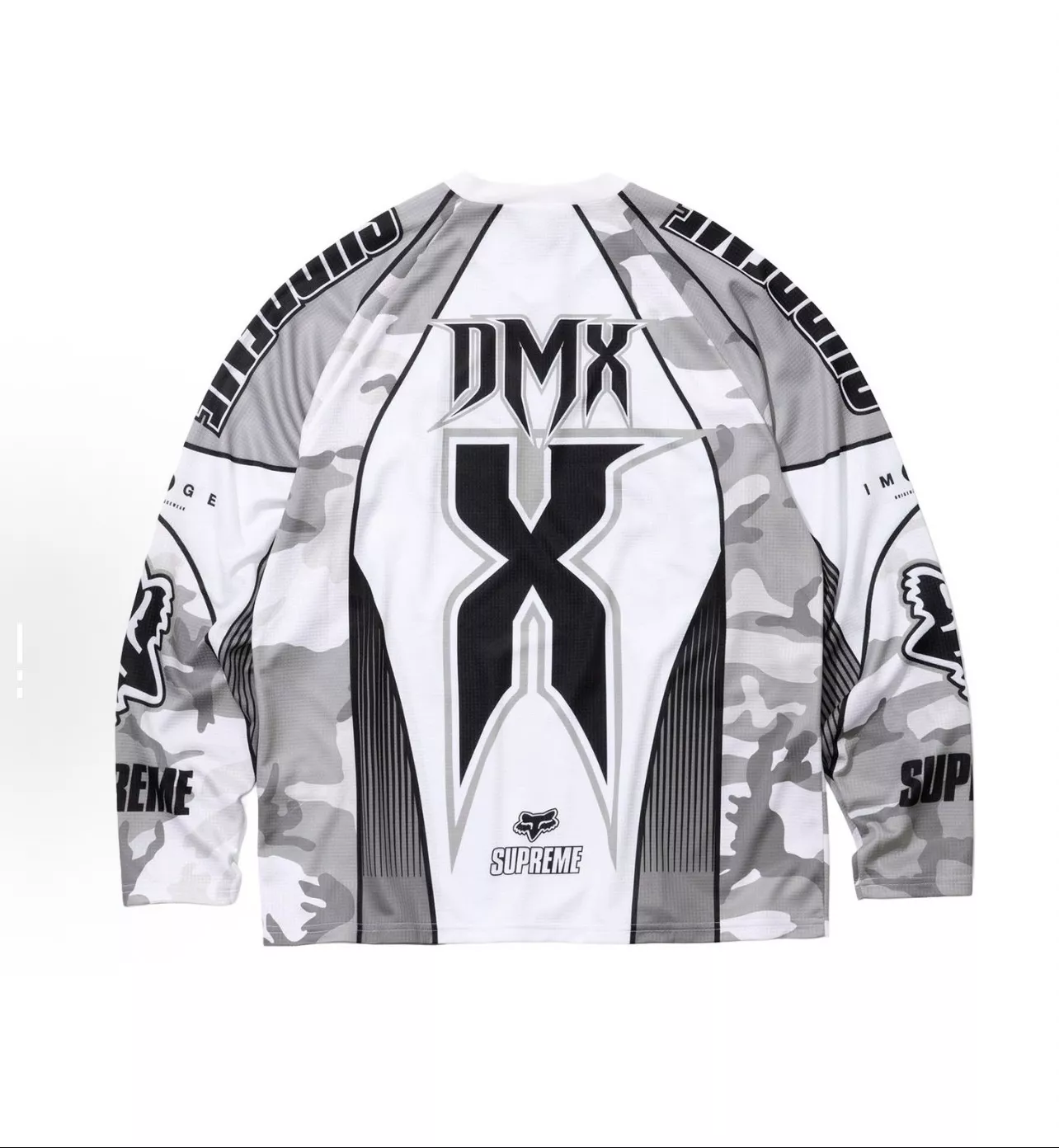 슈프림 폭스레이싱 콜라보 DMX 저지 로고 롱슬리브 상세 이미지 32