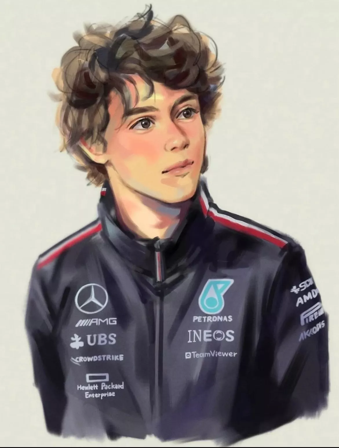타미힐피거 메르세데스 벤츠 F1 팀 로고 소프트쉘 재킷 상세 이미지 41