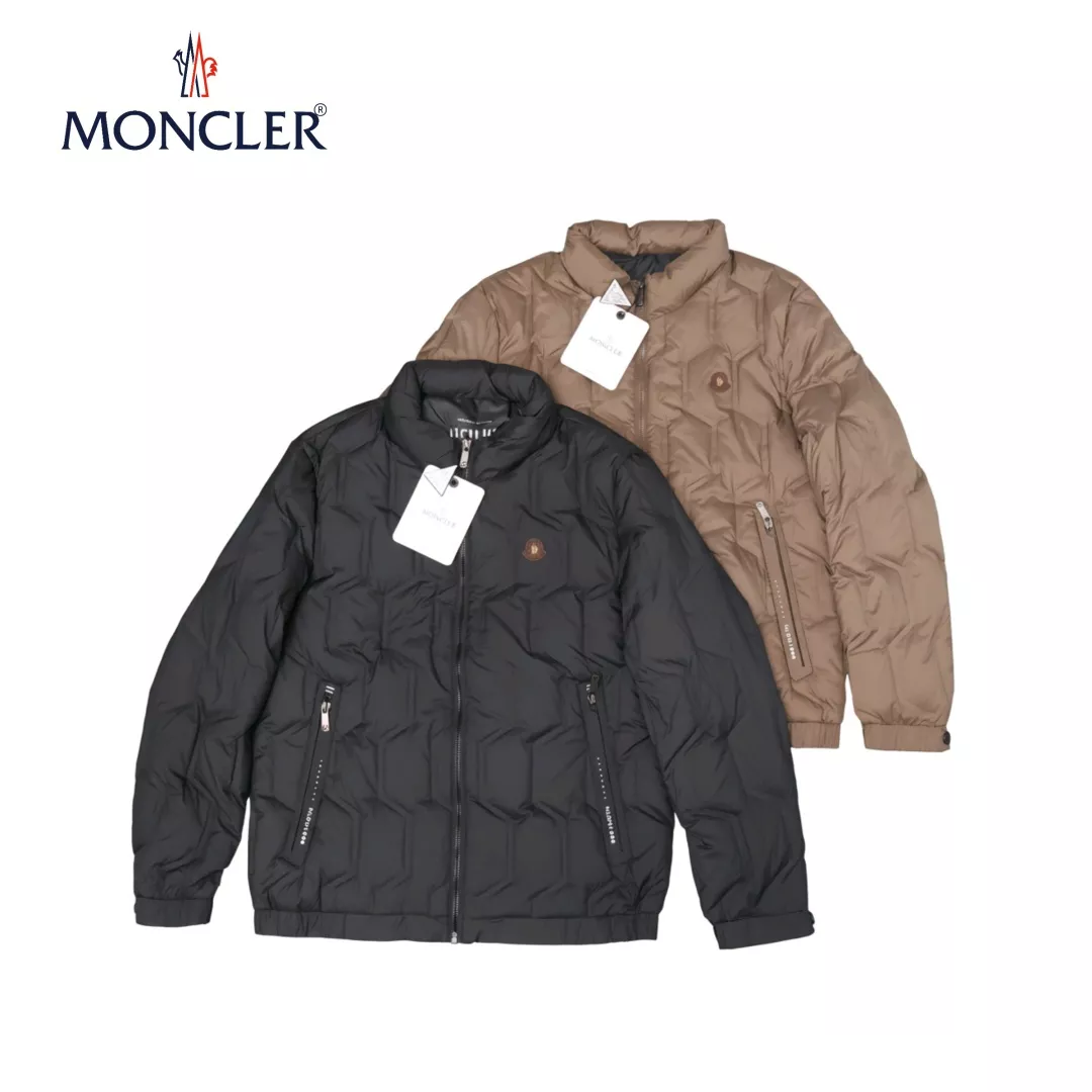 몽클레어 3D 로고 라이트 스탠드카라 다운 재킷 상세 이미지 2