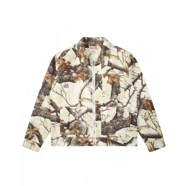 스투시 FW23 트리 브랜치 올오버 프린트 워크 재킷