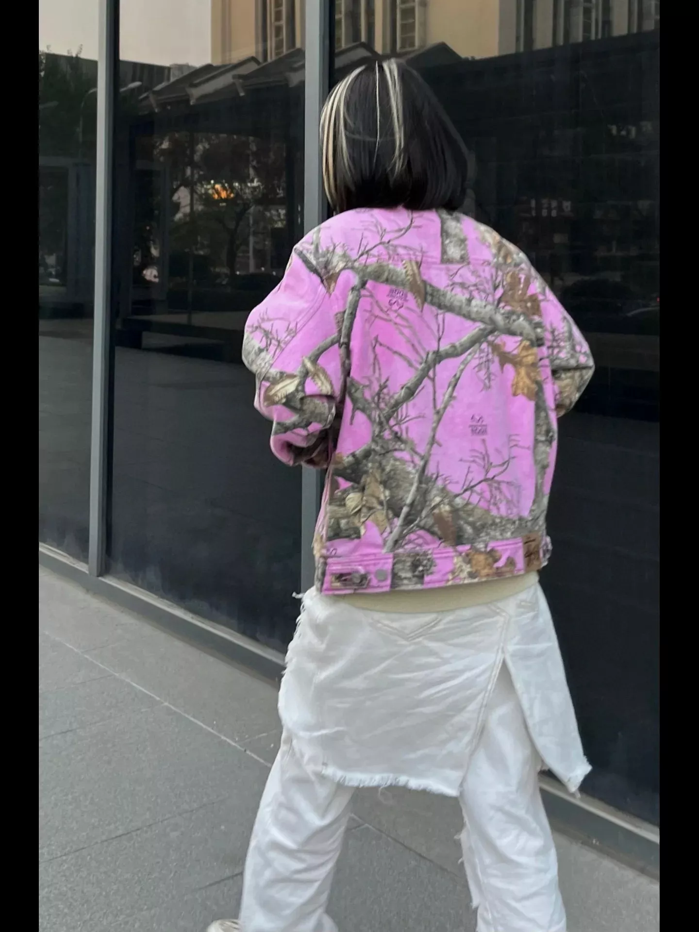 스투시 FW23 트리 브랜치 올오버 프린트 워크 집업 재킷 상세 이미지 22