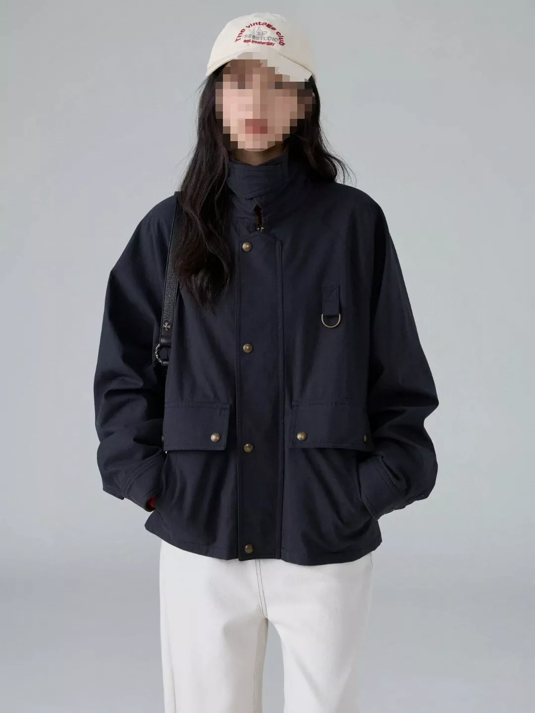 랄프로렌 FW25 공장풍 단색 싱글버튼 숏 재킷 상세 이미지 22