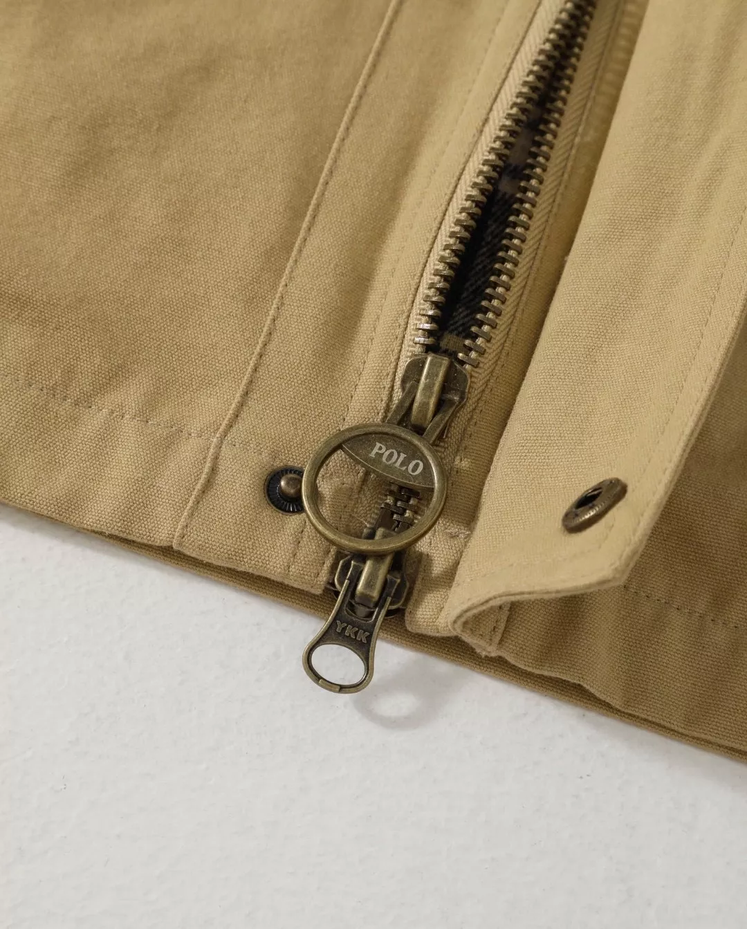 랄프로렌 FW25 공장풍 단색 싱글버튼 숏 재킷 상세 이미지 12