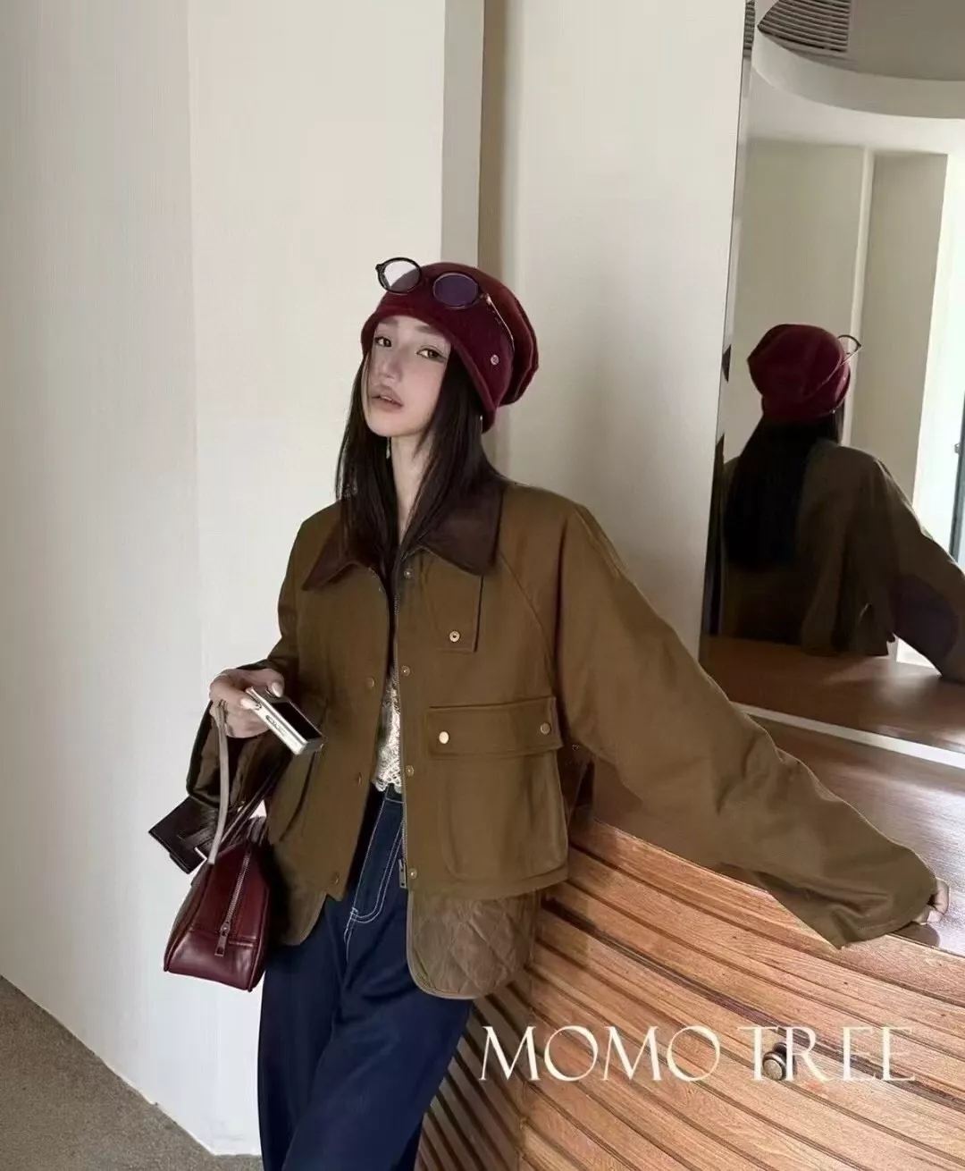 랄프로렌 FW25 공장풍 단색 싱글버튼 숏 재킷 상세 이미지 25