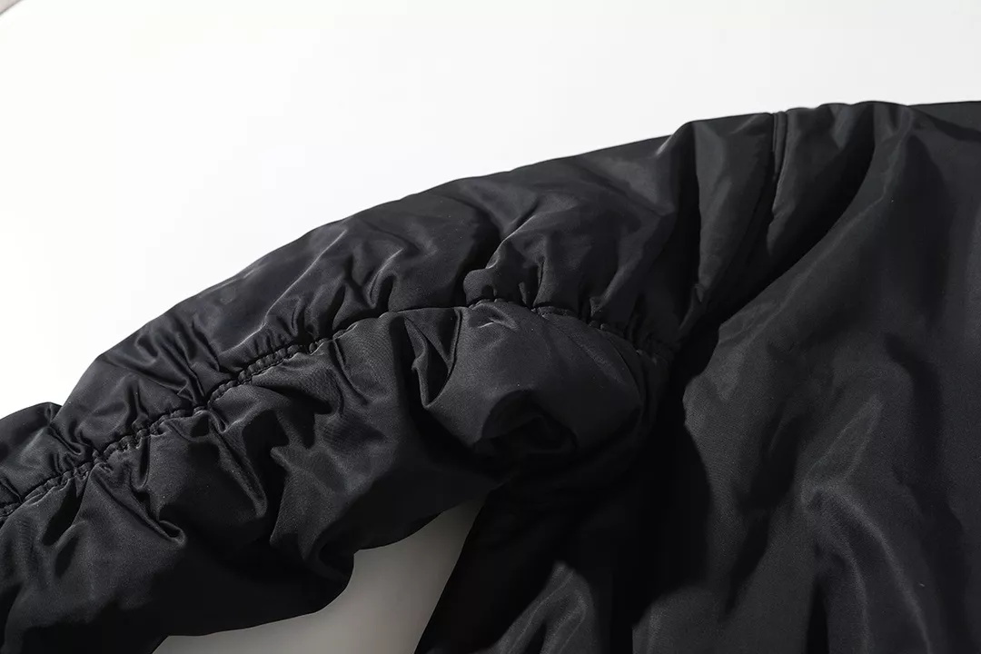 발렌시아가 반고리 로고 자수 항공 점퍼 재킷 상세 이미지 6