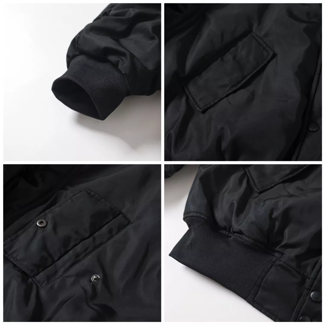 발렌시아가 더블B 전후면 자수 항공 점퍼 패딩 재킷 상세 이미지 6