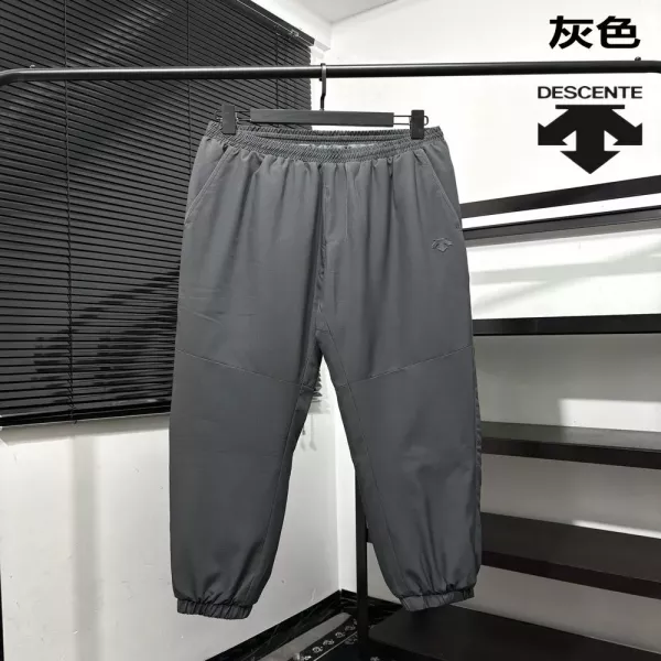 데상트 남성 겨울용 기모 패딩 트레이닝 조거 팬츠
