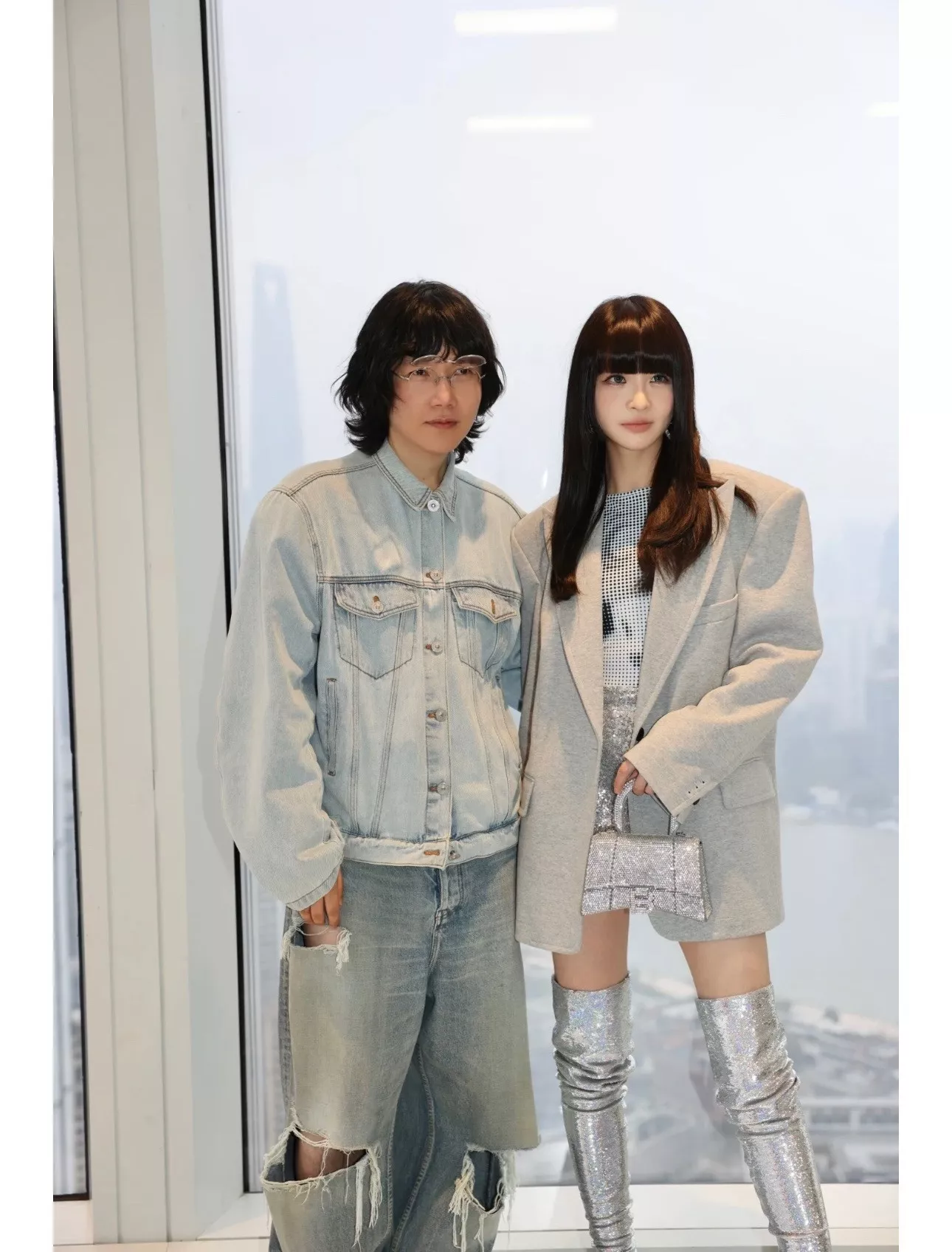 메종마르지엘라 MM6 라인 탈부착 지퍼 카라 데님 재킷 상세 이미지 29