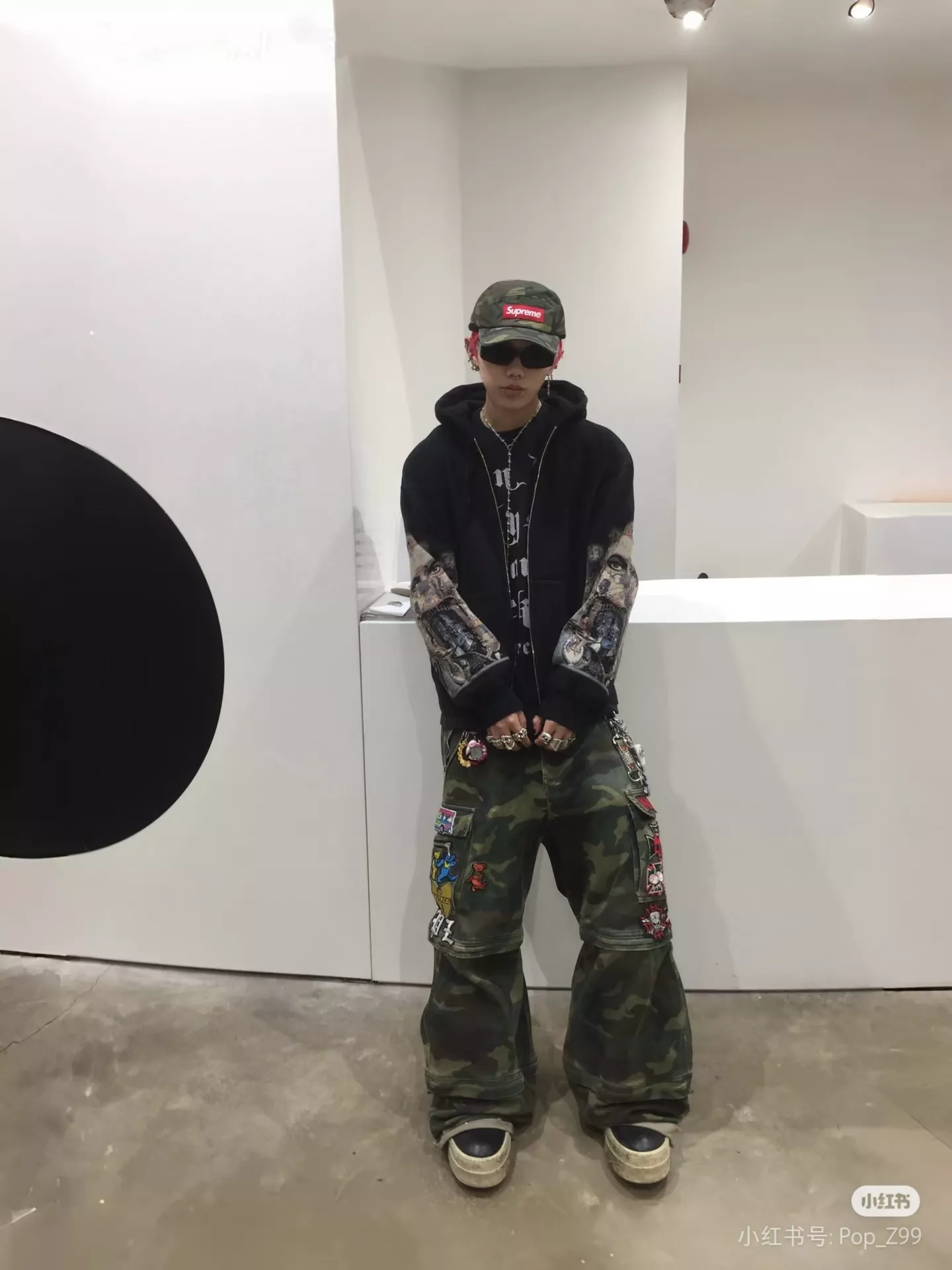 슈프림 마이클 잭슨 콜라보 데인저러스 집업 후디 상세 이미지 46