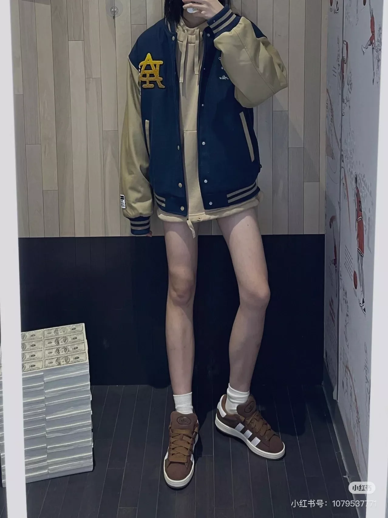 아디다스 오리지널스 VRCT 로고 자수 바시티 재킷 상세 이미지 25
