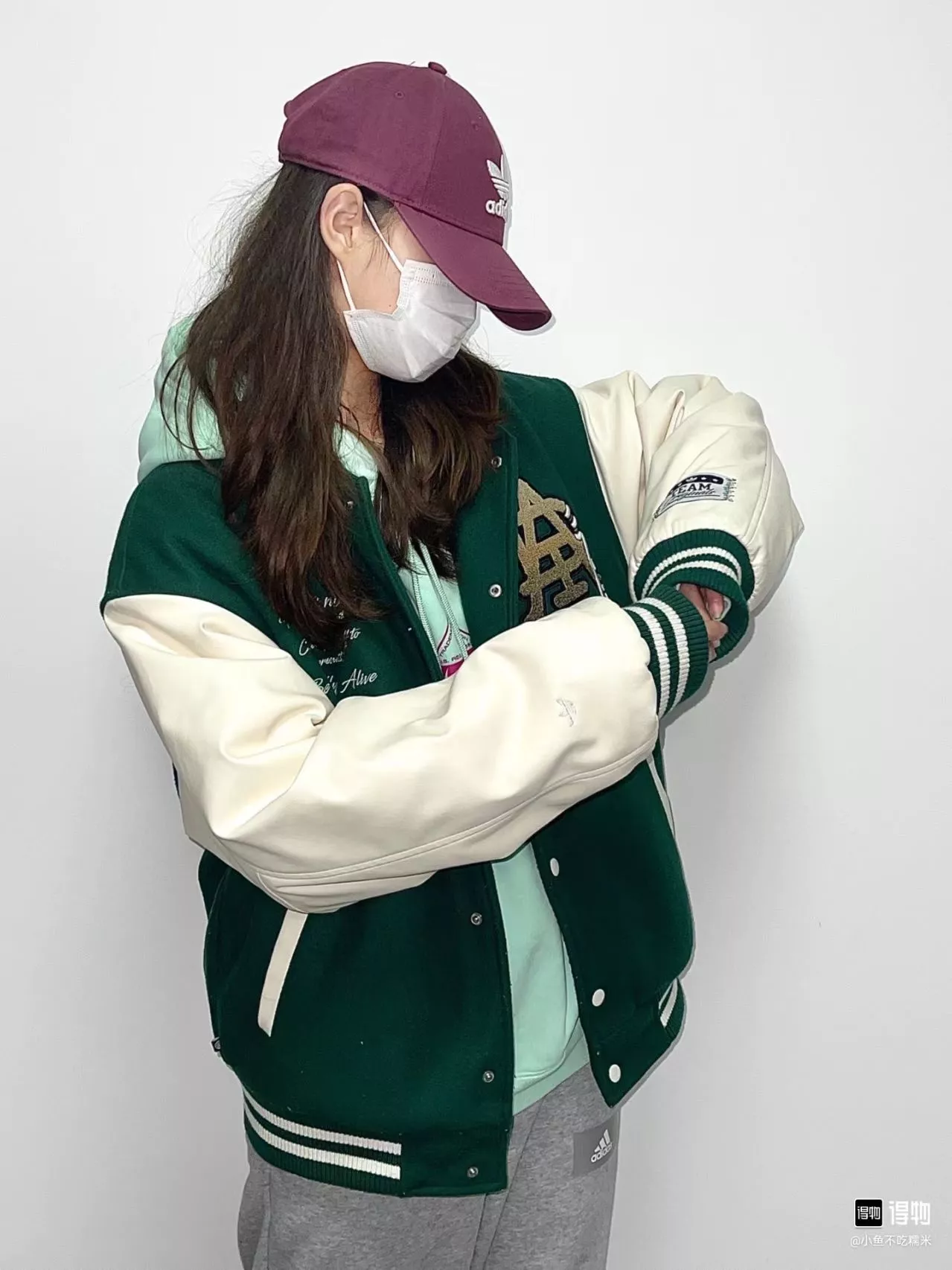 아디다스 오리지널스 VRCT 로고 자수 바시티 재킷 상세 이미지 20