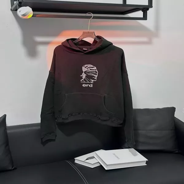 앙팡리쉬데프리메 ERD 워싱 디스트레스 프린트 후드