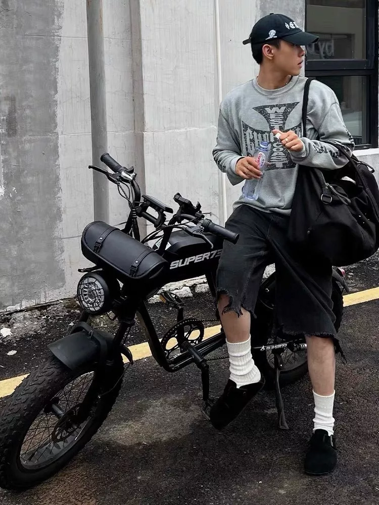 웨스트코스트초퍼스 빈티지 크로스 로고 와플 롱슬리브 상세 이미지 18